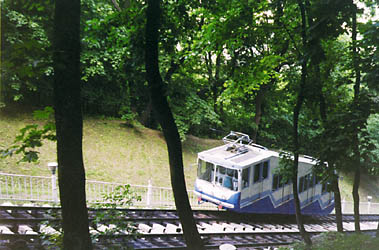 The left car
